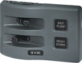 Blue Sea Weather Deck Panel 12v 2 Gang Switch Panel