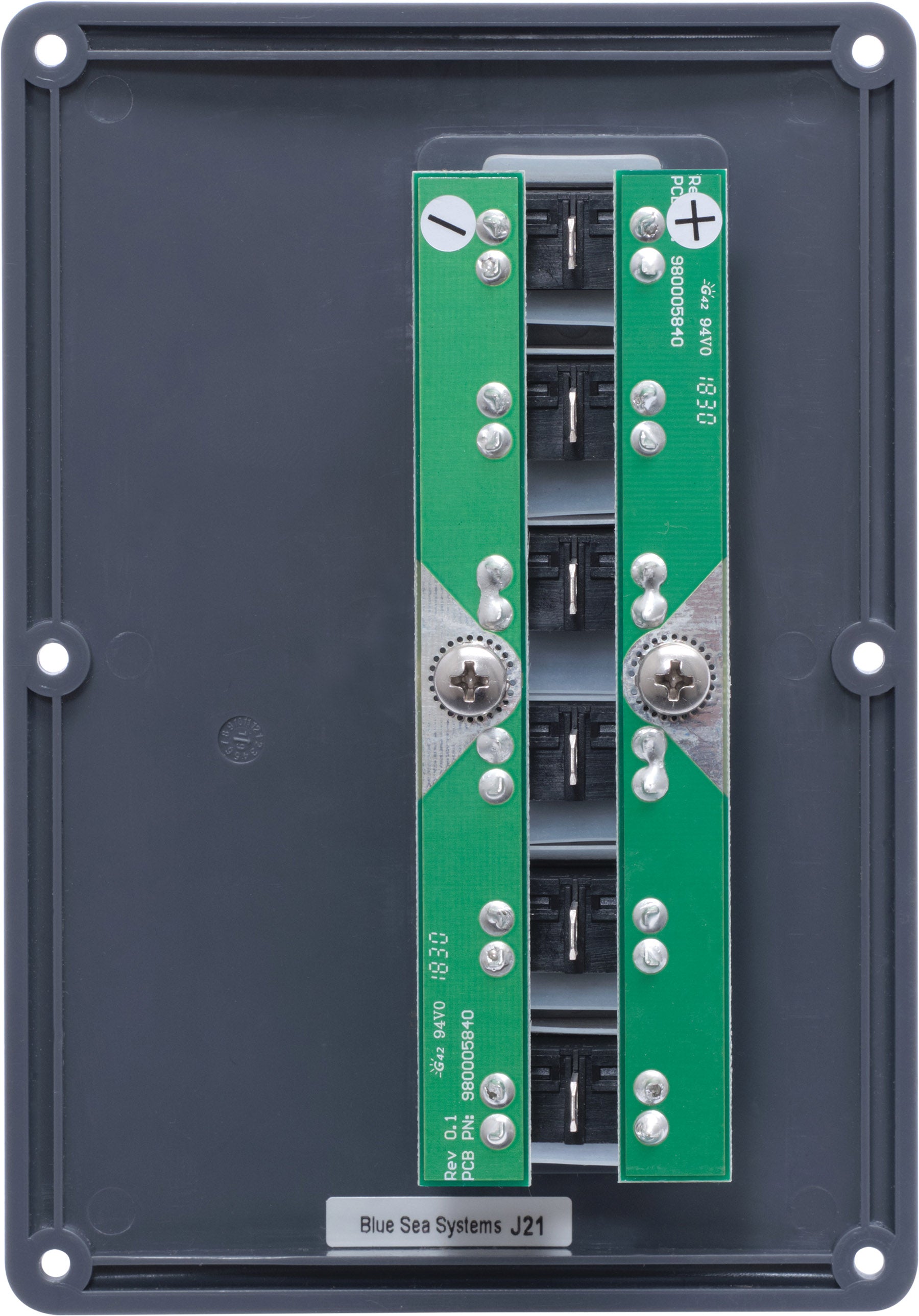 Blue Sea Water-Resistant 12V 6 Circuit Breaker Switch Panel