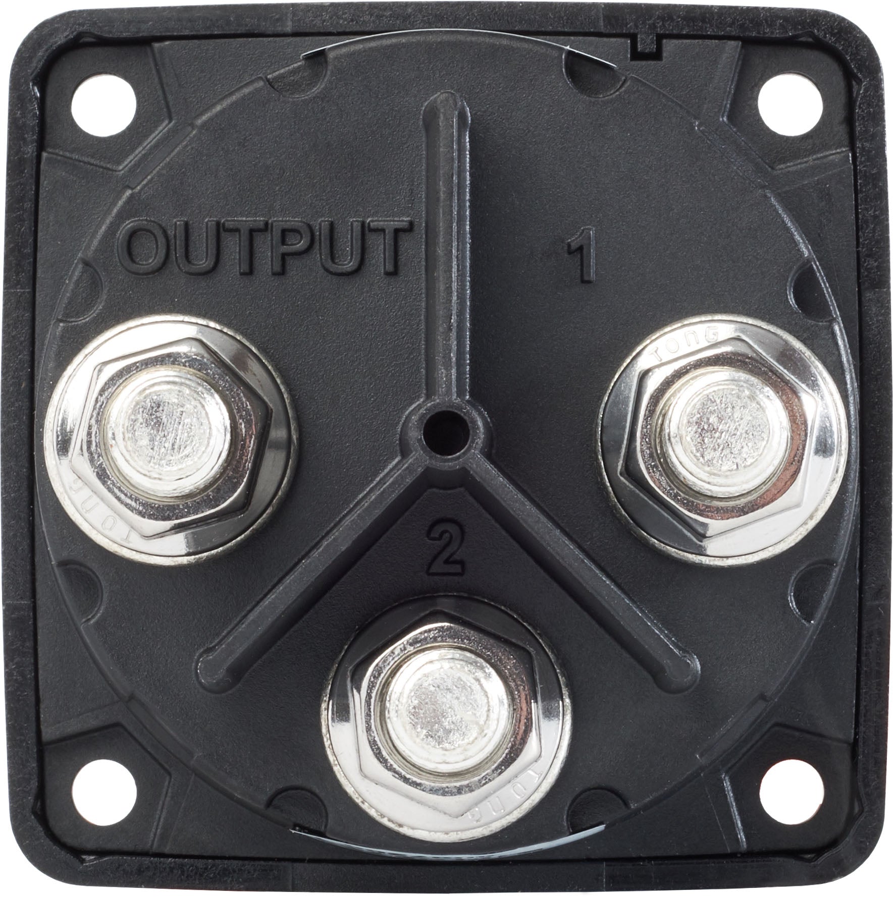 Blue Sea M-Series Battery Switch On/Off/On with Knob Black