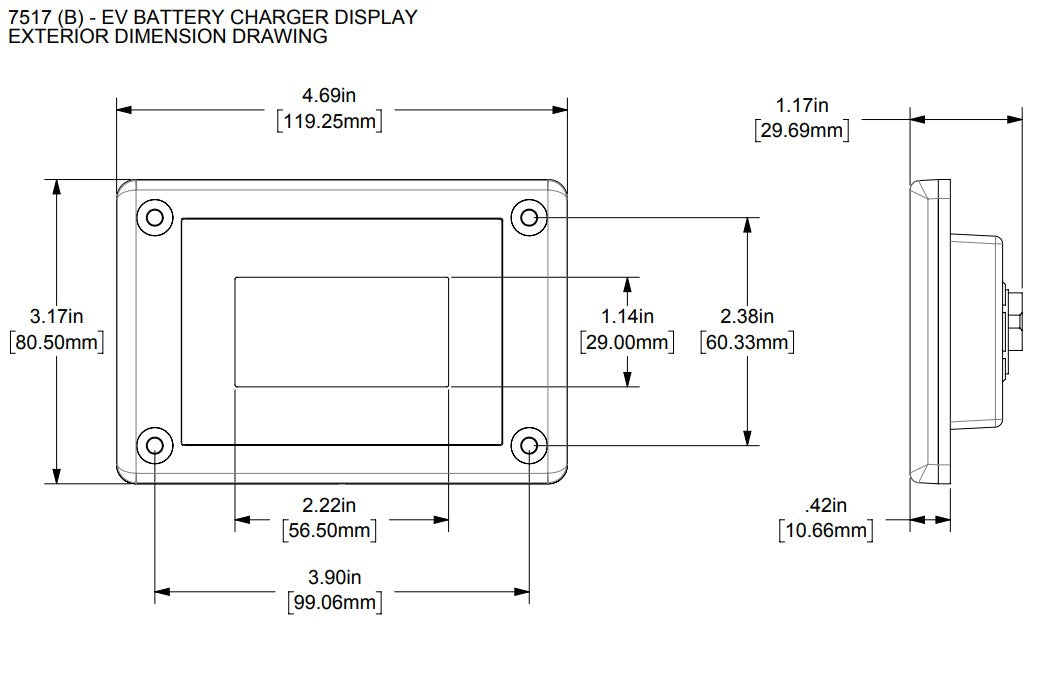 Blue Sea P12 Battery Charger Summery Display