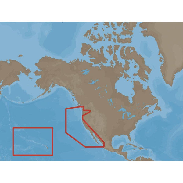 C-MAP NA-M024 Max Wide microSD West Coast And Hawaii