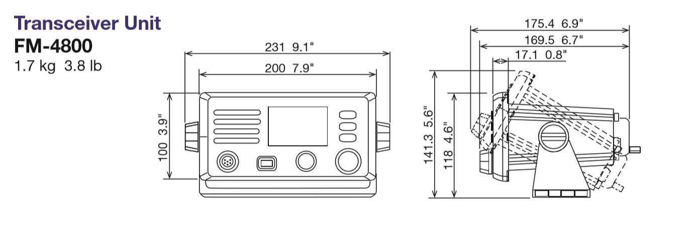 Furuno FM4800 VHF Radio