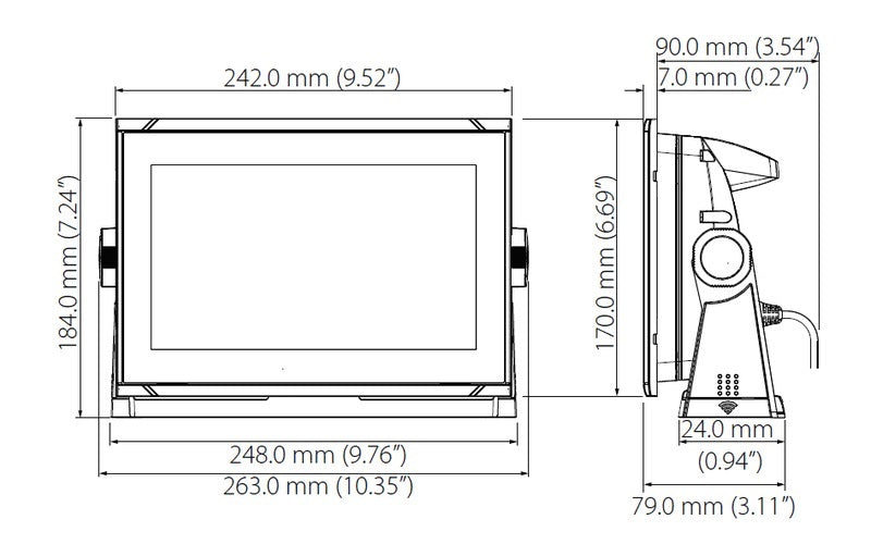 Simrad GO9 XSE 9in Plotter HDI Transducer C-Map Discover microSD