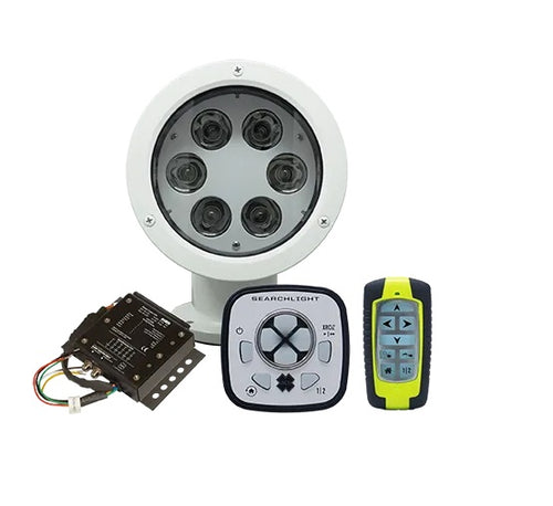 ACR RCL50 LED Searchlight Wired and Wireless Controls White Housing 12/24vDC