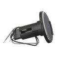 Attwood 910R Series Round Base 2-Pin Over Mold 306 Stainless Steel Black Cover