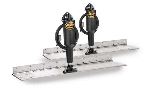 Lenco 4inx24in Hybrid Trim Tab Kit 12V